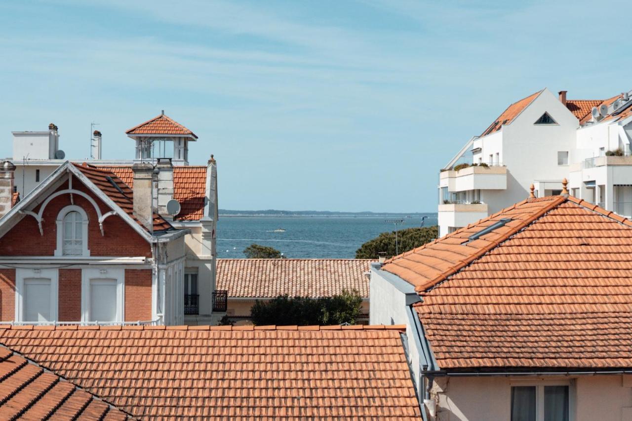 Down Center - Incroyable Vue Mer Proche Plage Arcachon Buitenkant foto