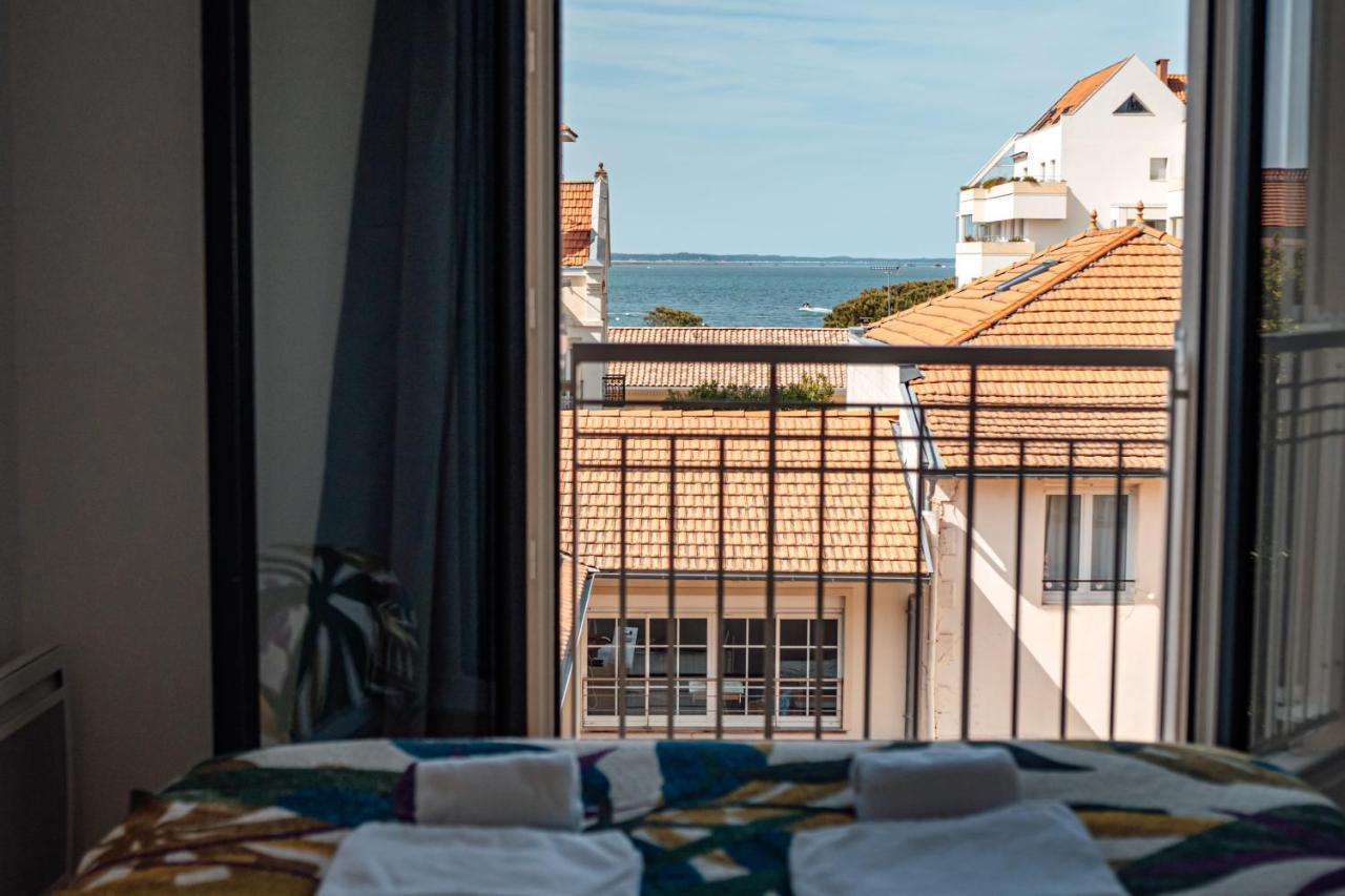 Down Center - Incroyable Vue Mer Proche Plage Arcachon Buitenkant foto
